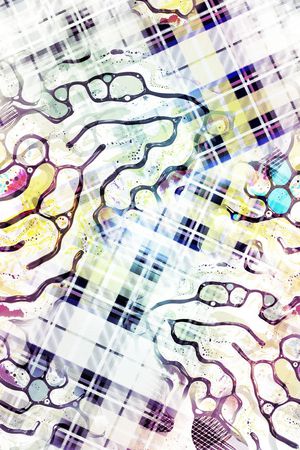 格子印花华亿平台图片