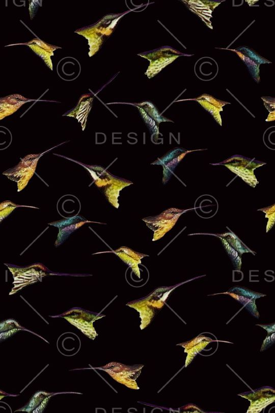 鸟头印花华亿平台图片