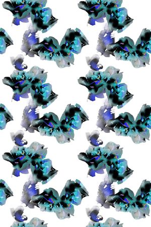 手绘抽象印花华亿平台图片