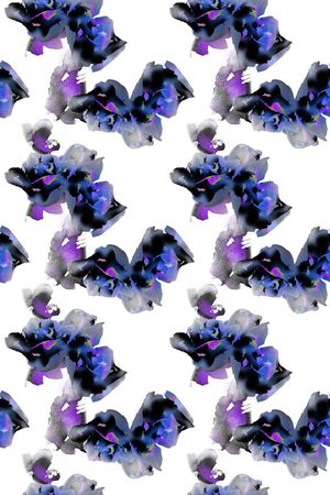 手绘抽象印花华亿平台图片