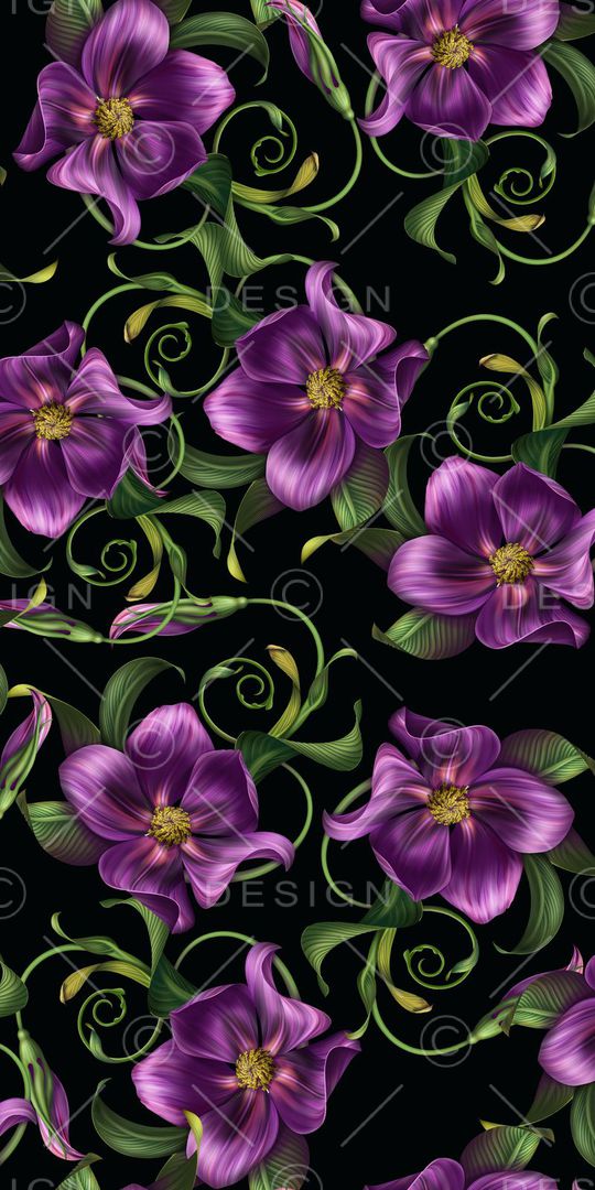 花朵印花华亿平台图片