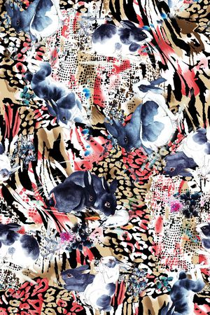 动物印花华亿平台图片