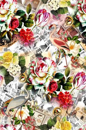 抽象印花华亿平台图片