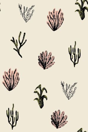 热带植物印花华亿平台图片