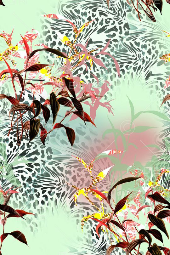 树皮印花华亿平台图片