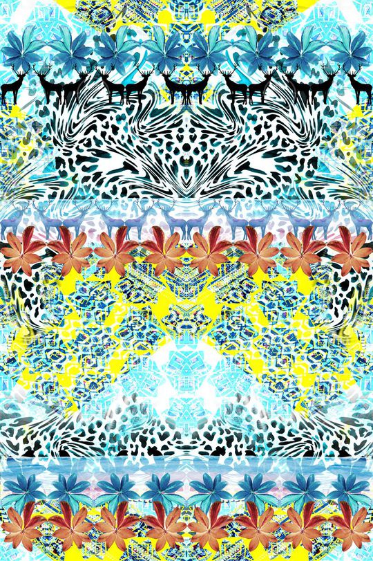 巴洛克印花华亿平台图片