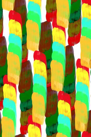 炫彩色块印花华亿平台图片