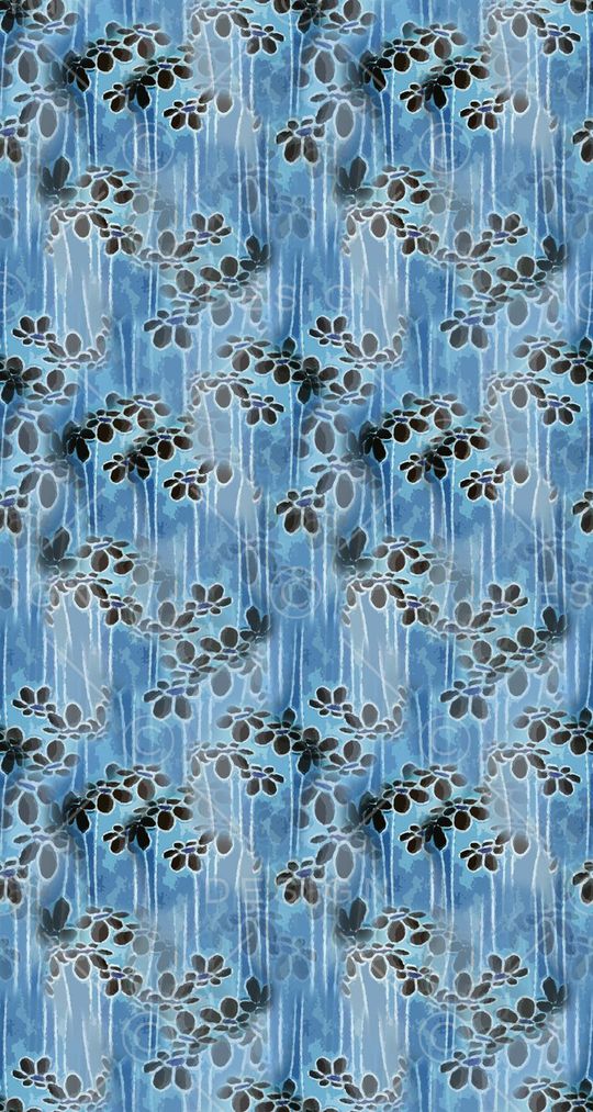 青蓝雅韵系列印花华亿平台图片