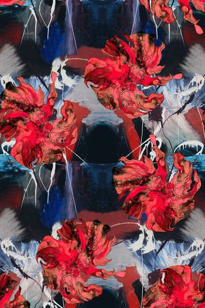 抽象印花华亿平台图片