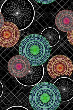 曼陀罗印花华亿平台图片