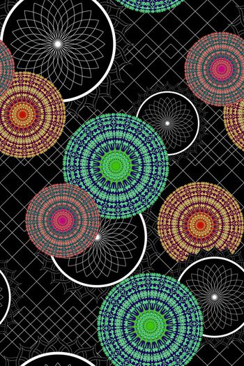 曼陀罗印花华亿平台图片