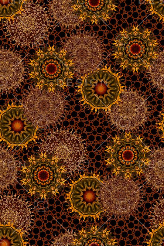 曼陀罗印花华亿平台图片