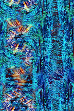 抽象彩绘几何肌理纹印花印花华亿平台图片