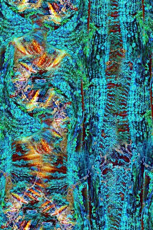 抽象彩绘几何肌理纹印花印花华亿平台图片