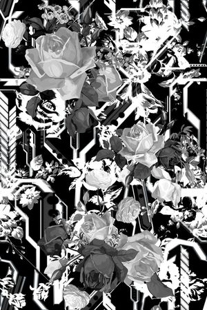 flowers印花华亿平台图片