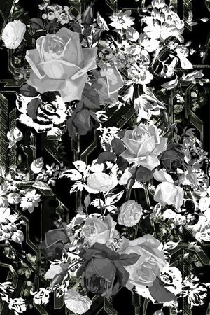 flowers印花华亿平台图片