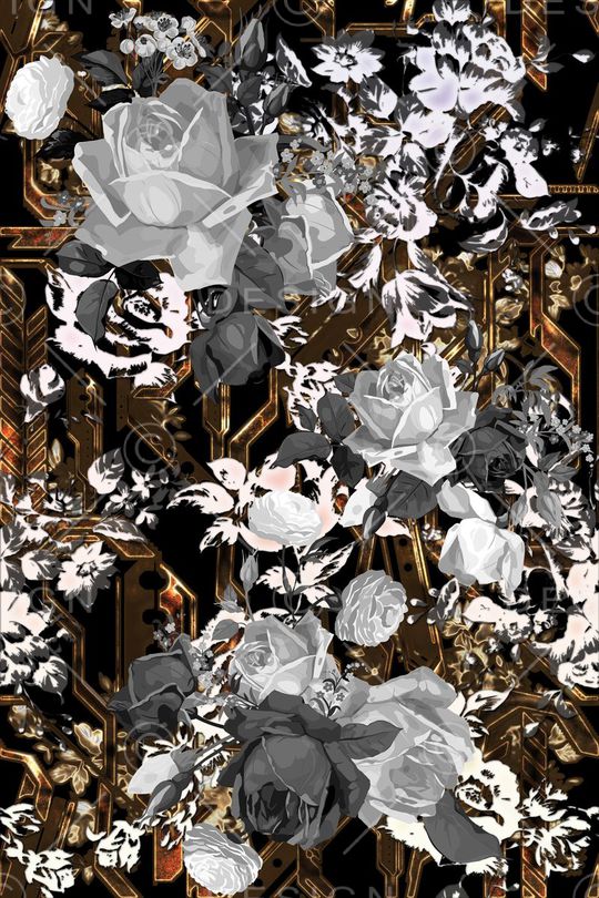 flowers印花华亿平台图片