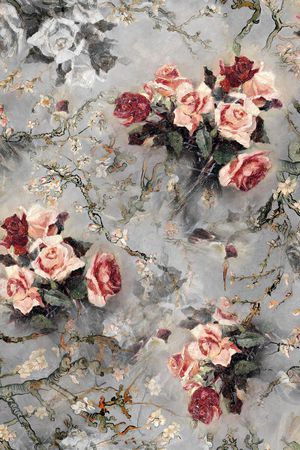 油画花卉印花华亿平台图片