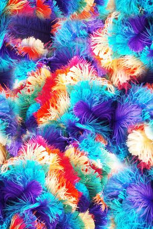 彩色条纹印花华亿平台图片