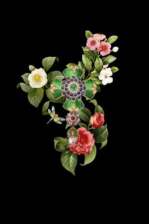 花朵印花华亿平台图片