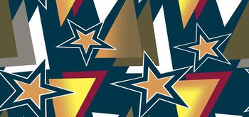 不规则几何印花华亿平台图片