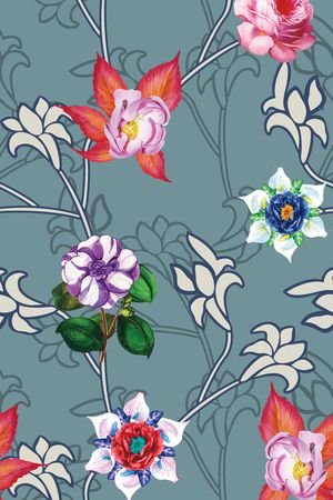 MAX-女装花卉印花华亿平台图片