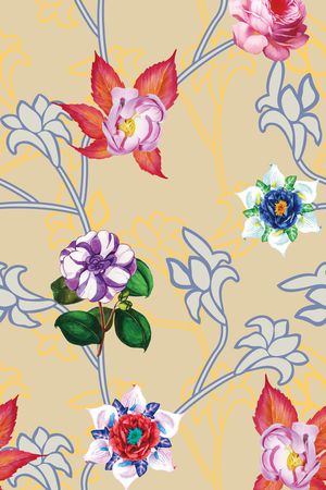 MAX-女装花卉印花华亿平台图片