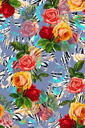 MAX-女装花卉印花华亿平台图片