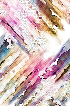 几何印花华亿平台图片