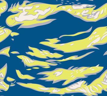 军装迷彩印花华亿平台图片