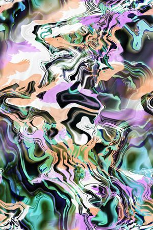 流动波纹印花华亿平台图片