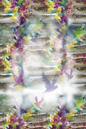 风景印花华亿平台图片