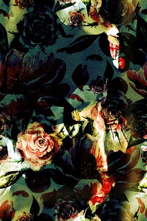 玫瑰印花华亿平台图片