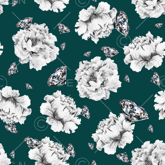 花朵印花华亿平台图片