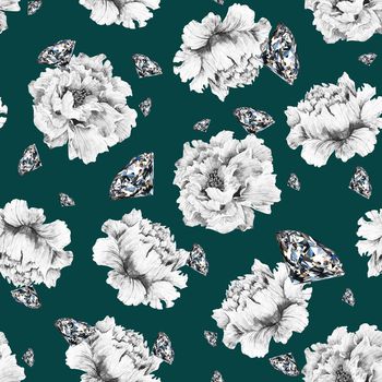 707941-花卉水钻白