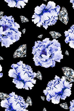 花朵印花华亿平台图片