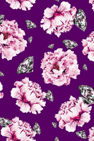 花朵印花华亿平台图片