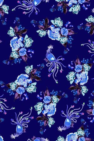 乱花印花华亿平台图片