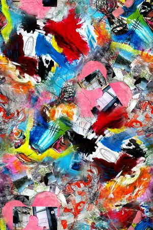 抽象印花华亿平台图片