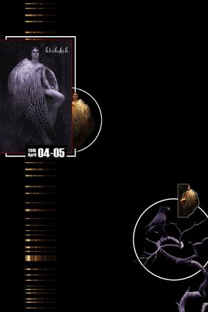 抽象人物印花华亿平台图片