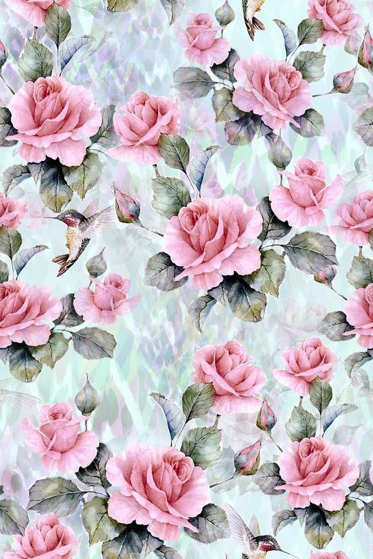 花鸟印花华亿平台图片