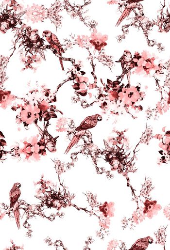 中国风印花华亿平台图片