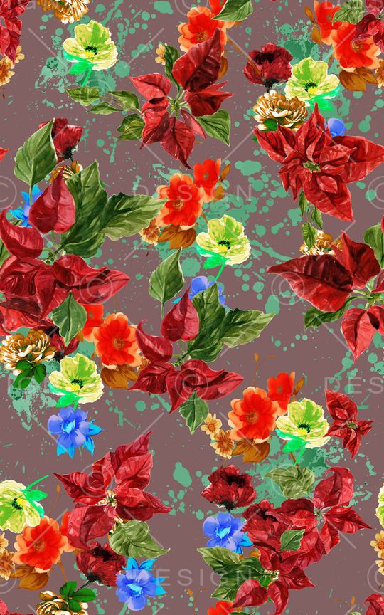 乱花印花华亿平台图片