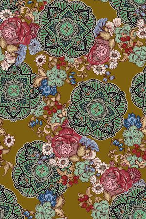 民族风印花华亿平台图片