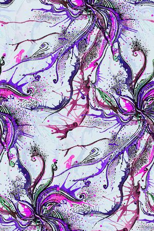 抽象印花华亿平台图片