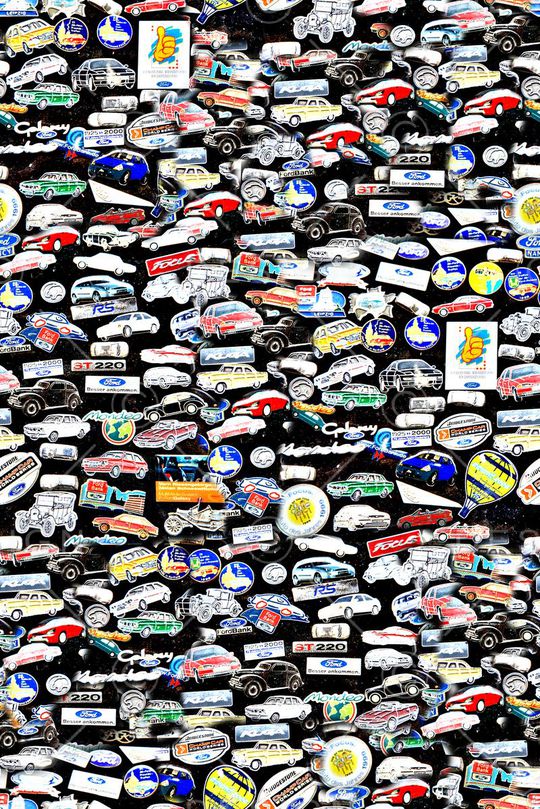 抽象手绘水彩画油画数码印花印花华亿平台图片