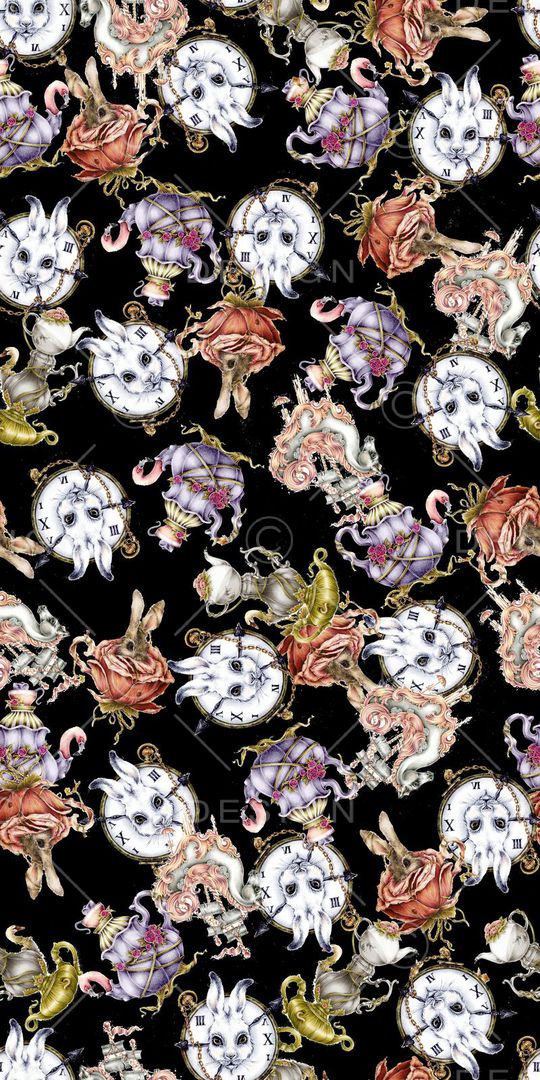 爱丽丝梦游仙境印花华亿平台图片