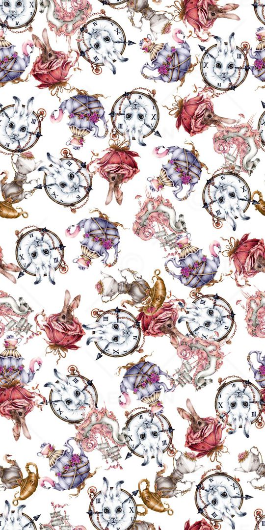 爱丽丝梦游仙境印花华亿平台图片