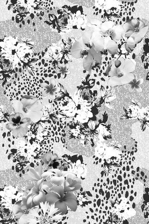 三色堇印花华亿平台图片