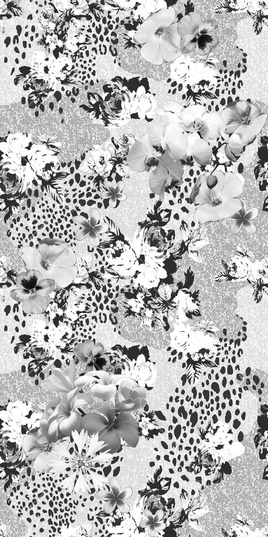 三色堇印花华亿平台图片